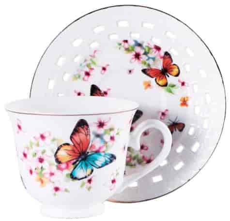 MARIPOSA FILIŻANKA ZE SPODKIEM 1+1 240ml BOX PCV