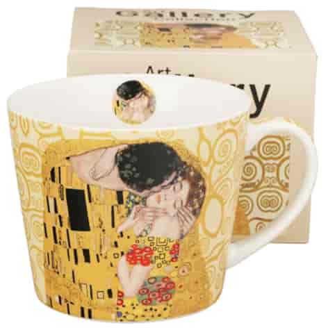 THE KISS ECRU KUBEK PROSTY W PUDEŁKU 600ml