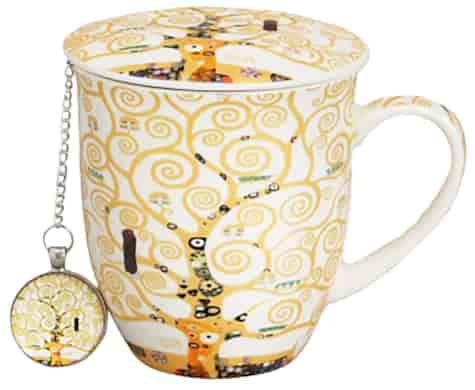 TREE OF LIFE ECRU KUBEK ZAPARZACZ ZAWIESZKA 400ml