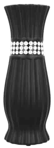WAZON CERAMICZNY CW62 CZARNY h-61cm