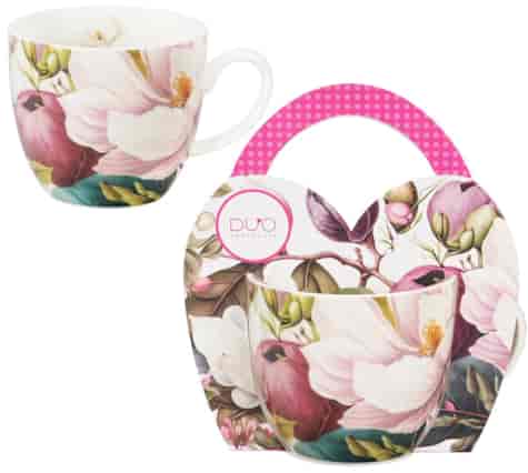 MAGNOLIE KUBEK 460ml + OPAKOWANIE Z RĄCZKĄ