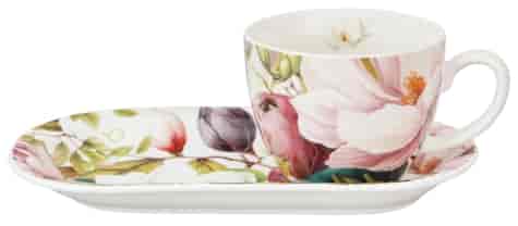 MAGNOLIE FILIŻANKA ZE SPODKIEM 1+1 450ml ŚNIADANIE