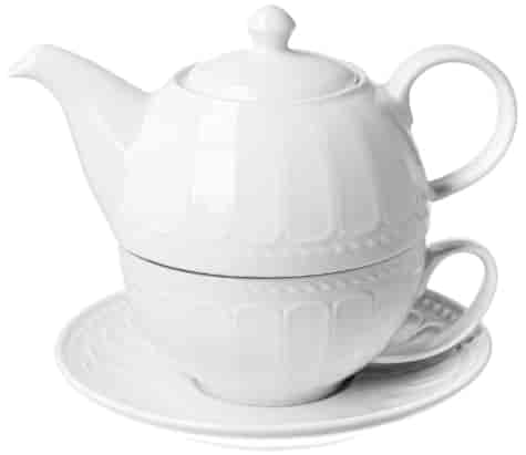 TWILIGHT WHITE CZAJNICZEK Z FILIŻANKĄ 300ml 3EL