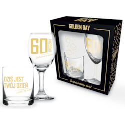 GOLDEN DAY KIELISZEK 220ml SZKLANKA 220ml 2EL - 60