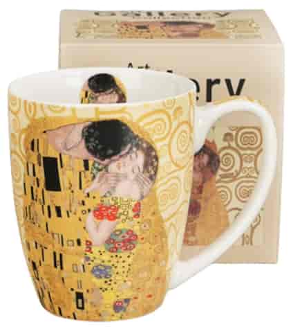 THE KISS ECRU KUBEK W PUDEŁKU 360ml