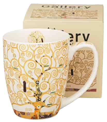 TREE OF LIFE ECRU KUBEK W PUDEŁKU 360ml