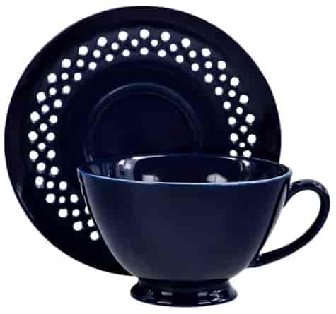 BISETTE FILIŻANKA ZE SPODKIEM 1+1 260ml BLUE A