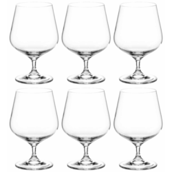 BOHEMIA STRIX KIELISZEK BRANDY 590 6szt