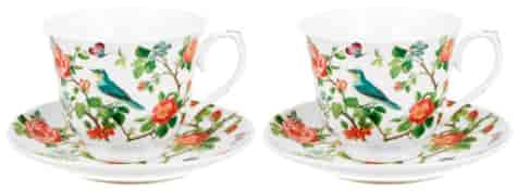 PTAKI NA GAŁĘZI CR KOMPLET FILIŻANEK 2+2 250ml