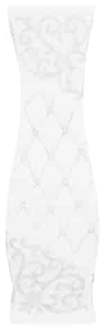 WAZON CERAMICZNY BW66 BIAŁY h-61cm