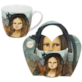 KOCI ŚWIAT MONA LISA KUBEK 460ml + OPAK Z RĄCZKĄ