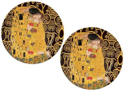 THE KISS BROWN TALERZ DESEROWY 19,2cm KPL 2SZT