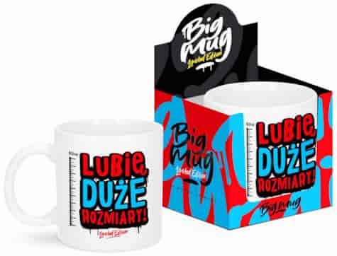 BIG MUG KUBEK 800ml - LUBIĘ DUŻE ROZMIARY