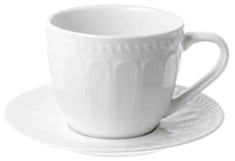 TWILIGHT WHITE FILIŻANKA ZE SPODKIEM 1+1 260ml