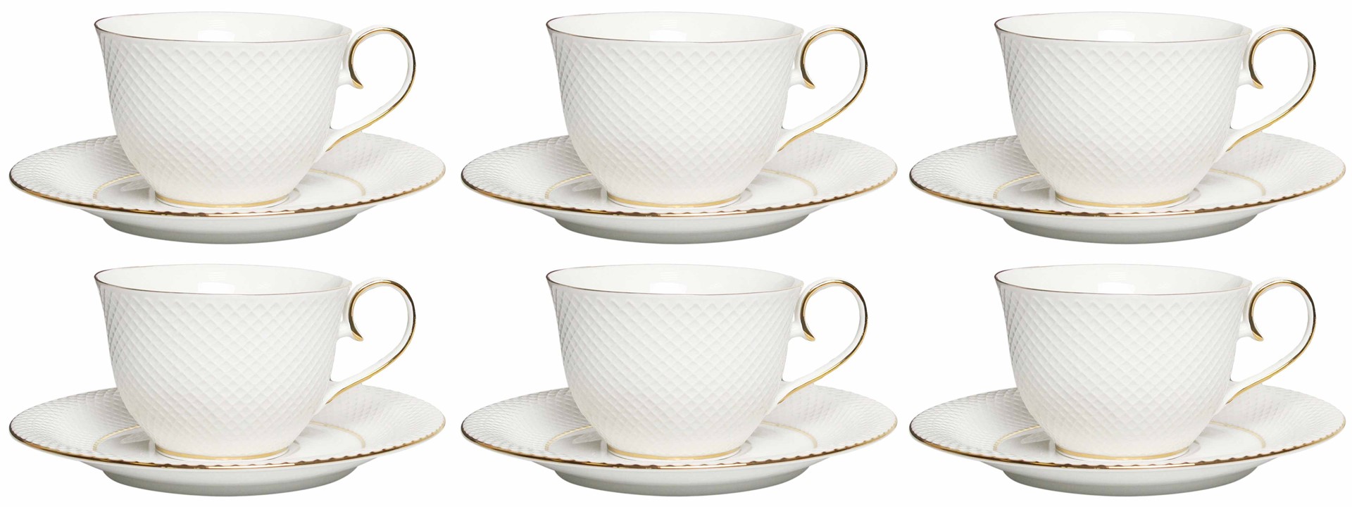 PUCCINI KOMPLET FILIŻANEK 6+6 250ml