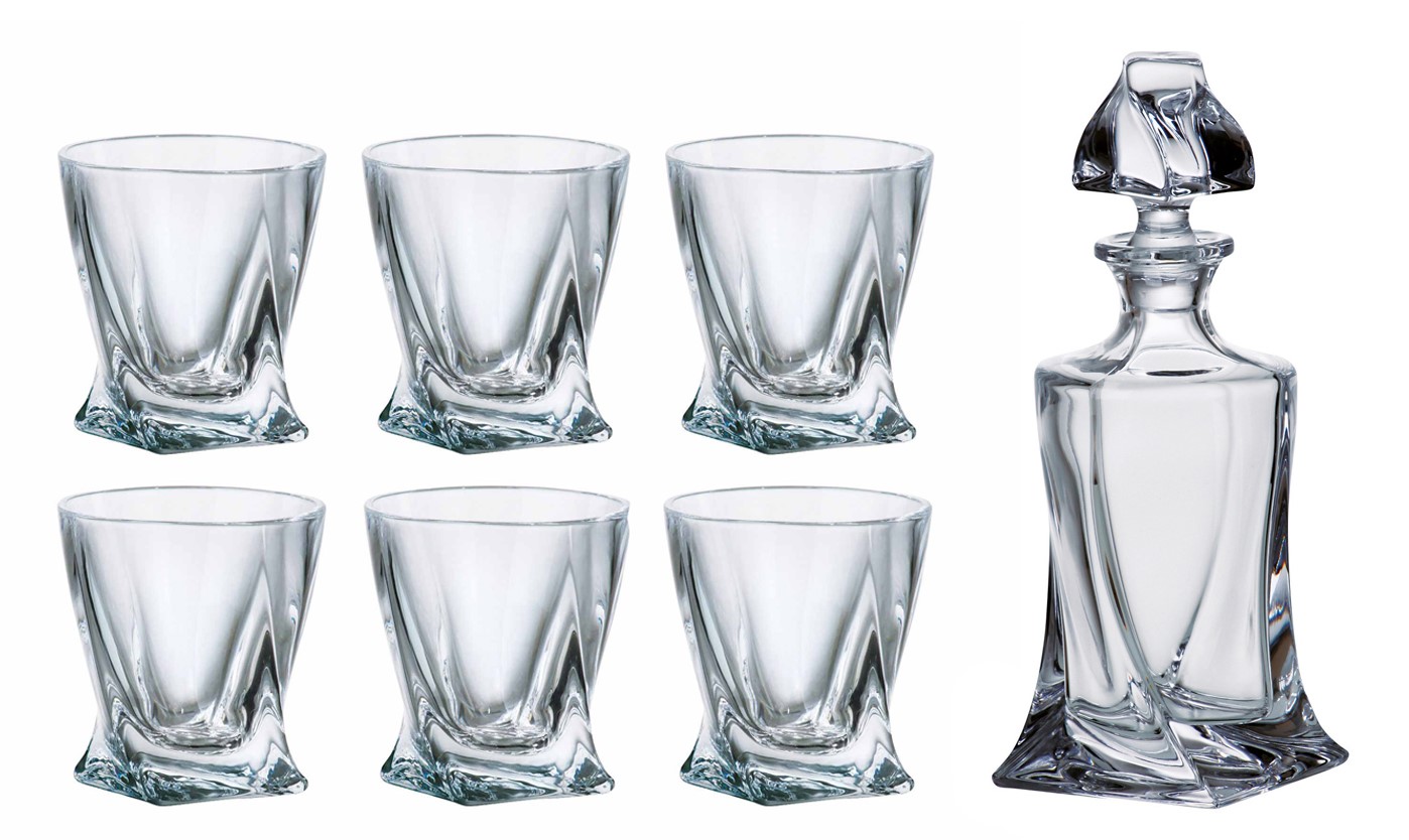 BOHEMIA QUADRO 1+6 SET WHISKY 480-7MB
