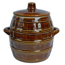 KAMIONKA BECZKA 2,5l + POKRYWA