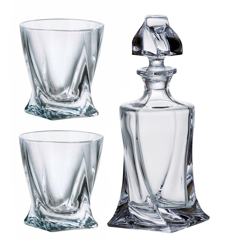 BOHEMIA QUADRO 1+2 SET WHISKY 886-3MB